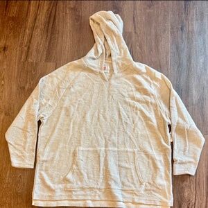 Society of One Men's Big & Tall Pullover Hoodie - Cream - Size 3XL